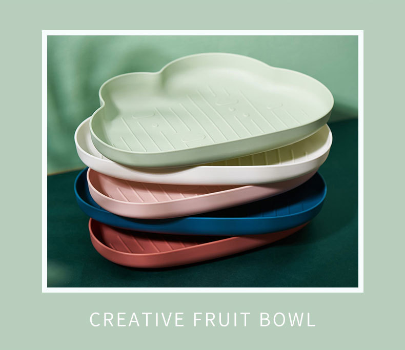 創意雲朵造型水果盤 簡約多功能零食盤 創意造型蔬果盤4