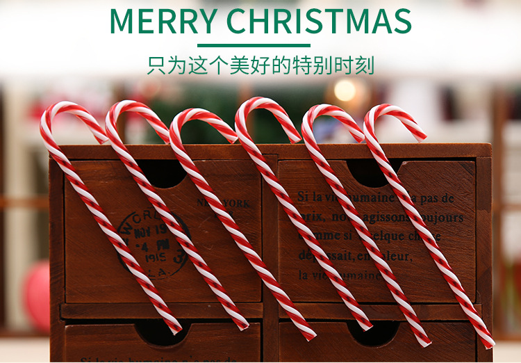 聖誕拐杖造型吊飾 聖誕樹必備拐杖糖掛飾 聖誕節必備裝飾 小吊飾0