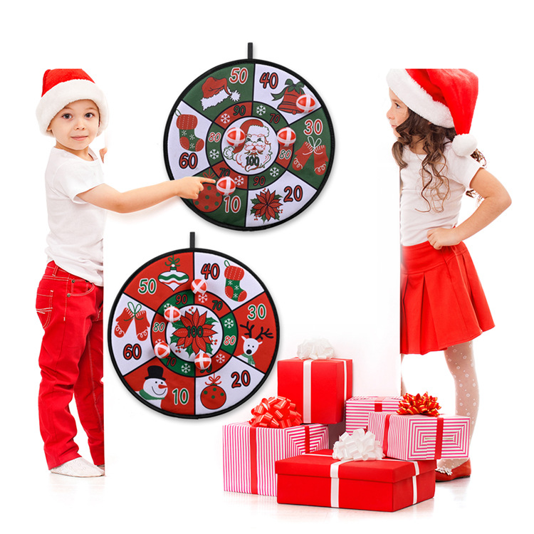 聖誕飛鏢盤玩具球 創意聖誕節必備飛鏢 聖誕派對必備玩具 交換禮物0