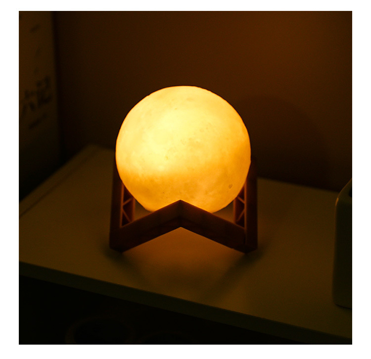 創意月球造型小夜燈 居家裝飾必備床頭燈 創意造型小夜燈 居家裝飾品6