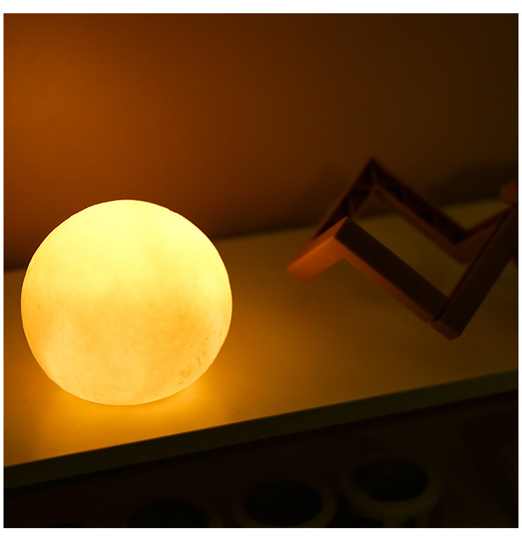 創意月球造型小夜燈 居家裝飾必備床頭燈 創意造型小夜燈 居家裝飾品7