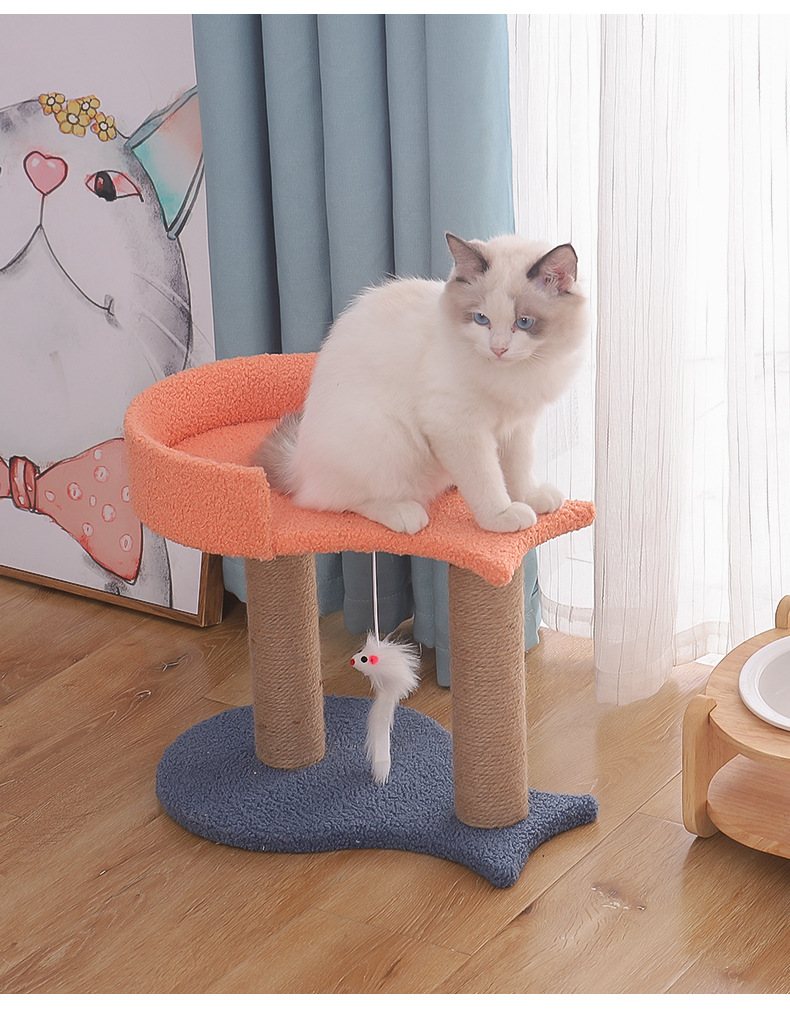 創意多色貓跳台 多款造型實木貓咪跳台 寵物窩 貓咪娛樂跳台13