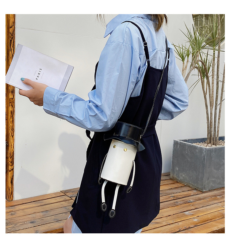 創意人物造型斜背包 時尚簡約單肩包 外出造型手機包 可愛造型包包70