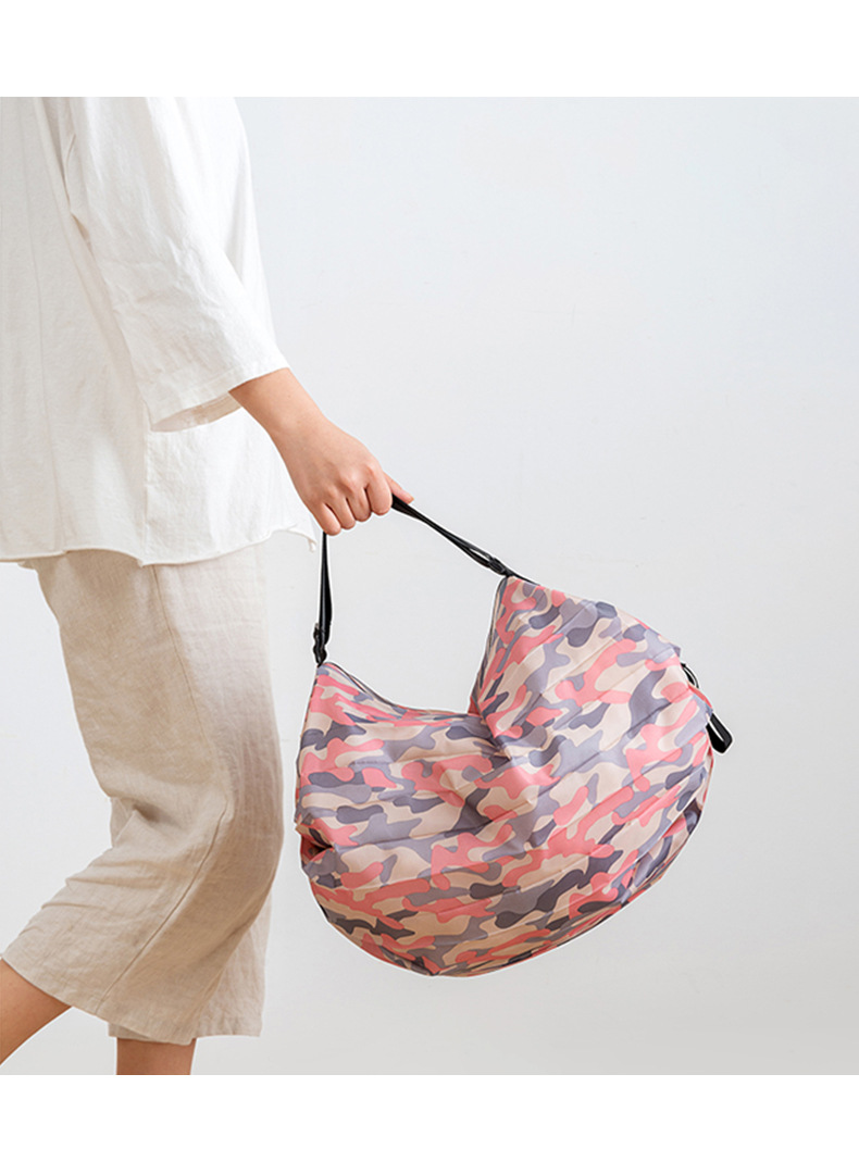 風琴式摺疊購物袋 大容量加厚手提環保袋 摺疊環保購物袋 旅行單肩包12
