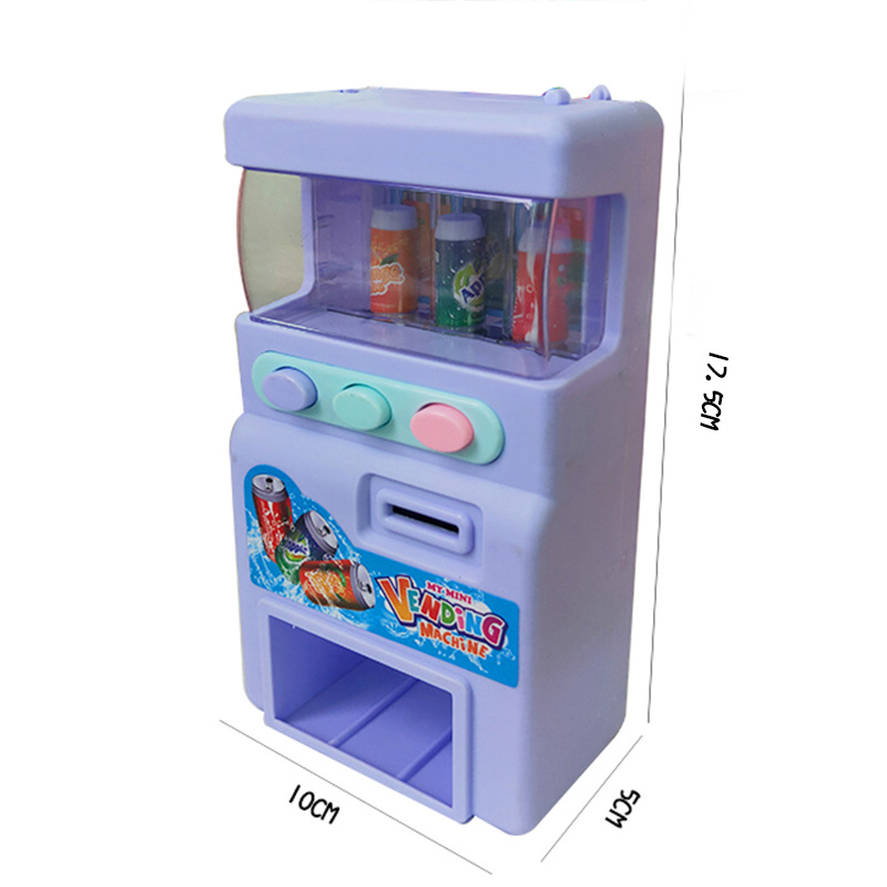 大號仿真迷你飲料自動販賣機 自助飲料機 小玩具 投幣式飲料機玩具4