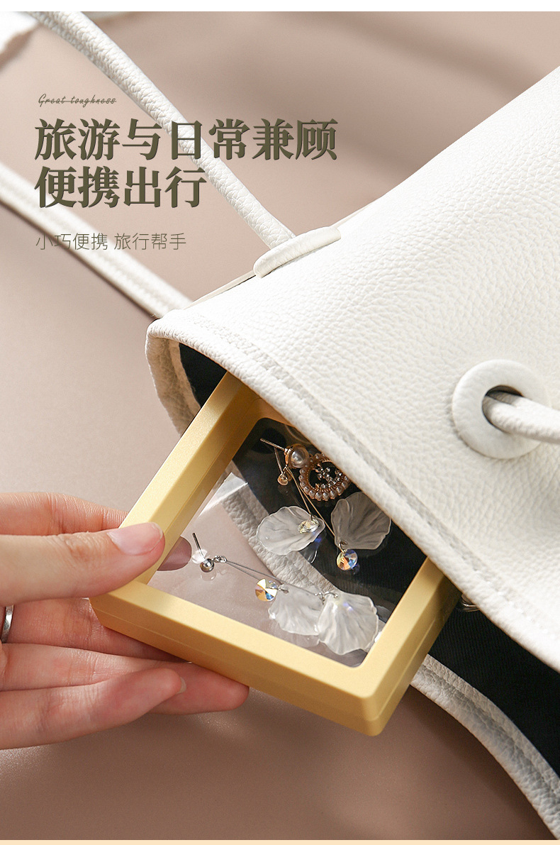 透明PE首飾盒 壓克力耳環戒指手鍊項鍊收納盒 防氧化收納盒7