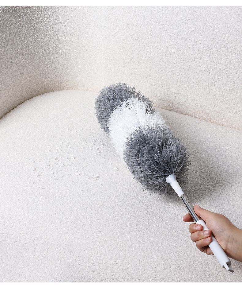 伸縮靜電除塵撢 居家清潔必備除塵好物 清潔大掃除神器 雞毛撢子2