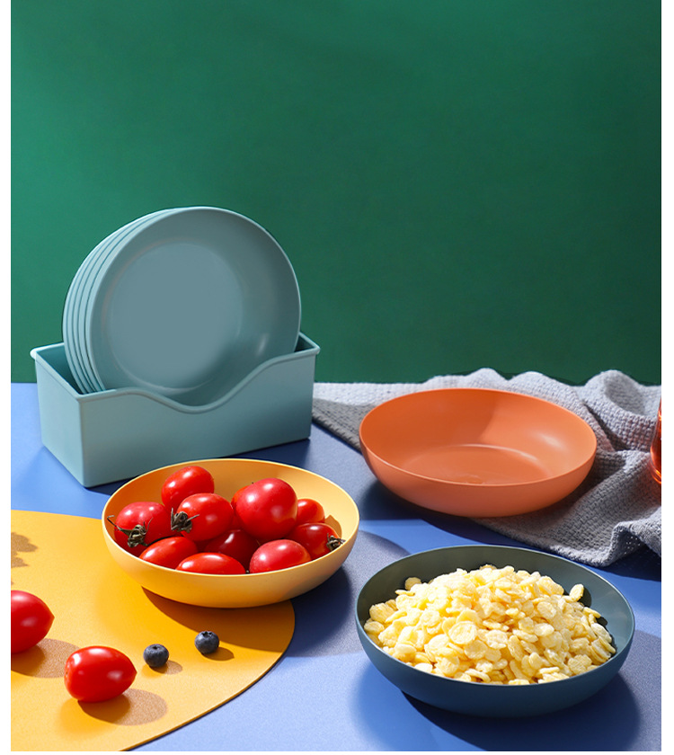 馬卡龍多用途小盤子組 創意可愛水果盤 一體成形塑膠盤 多用途盛裝盤15