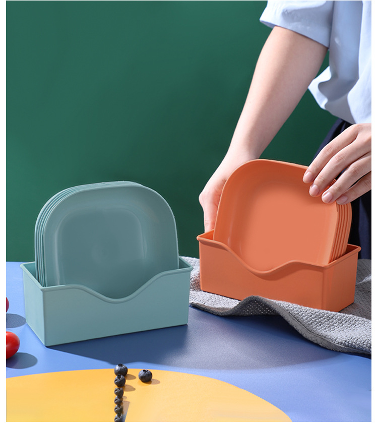 馬卡龍多用途小盤子組 創意可愛水果盤 一體成形塑膠盤 多用途盛裝盤16