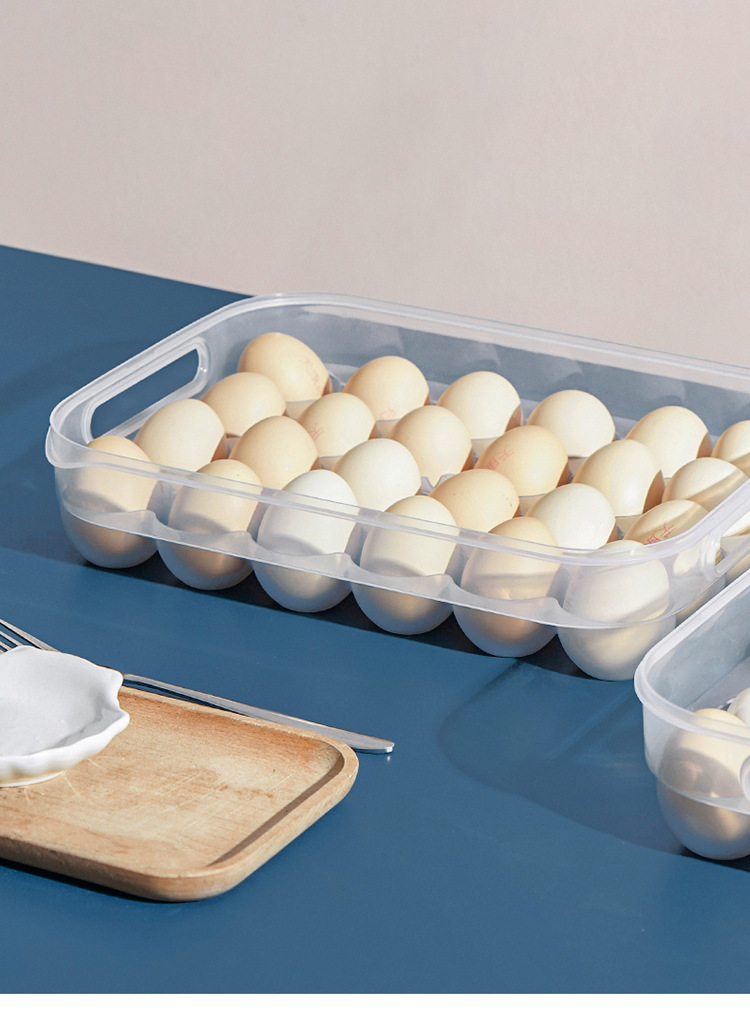 多功能密封水餃盒 保鮮冷凍餃子餛飩收納盒 雞蛋收納盒12