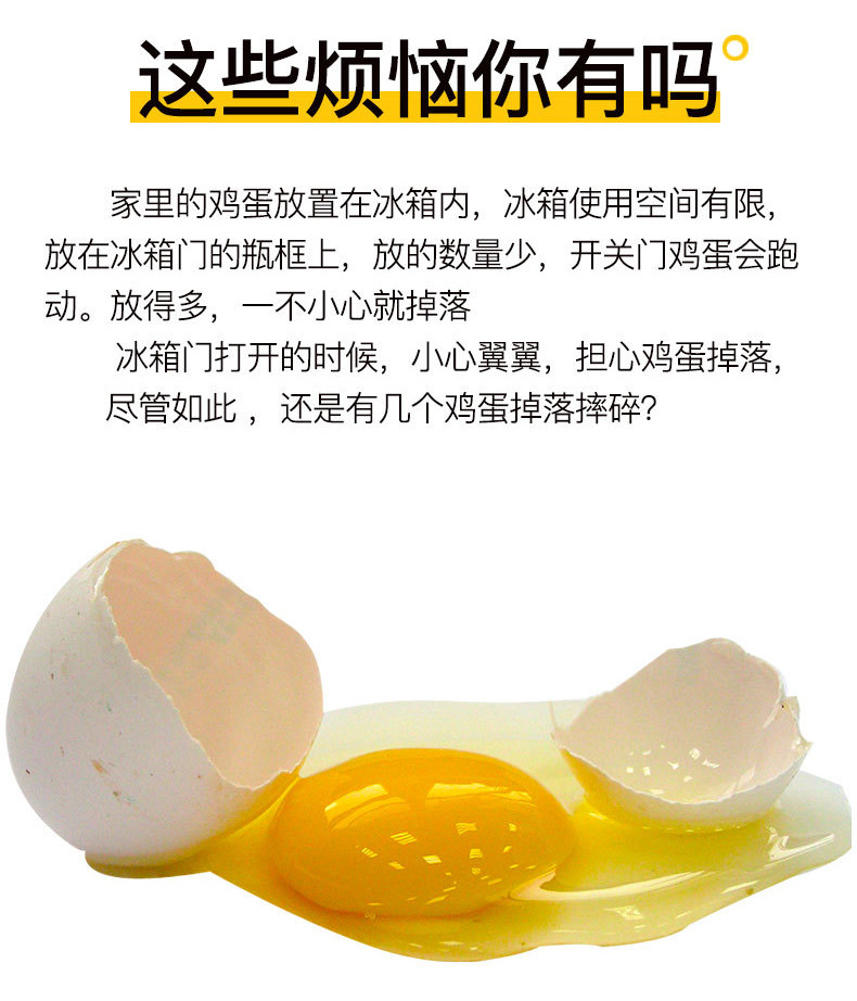 翻轉雞蛋收納盒 三層加厚雞蛋儲藏盒 冰箱雞蛋收納盒 創意實用雞蛋盒1