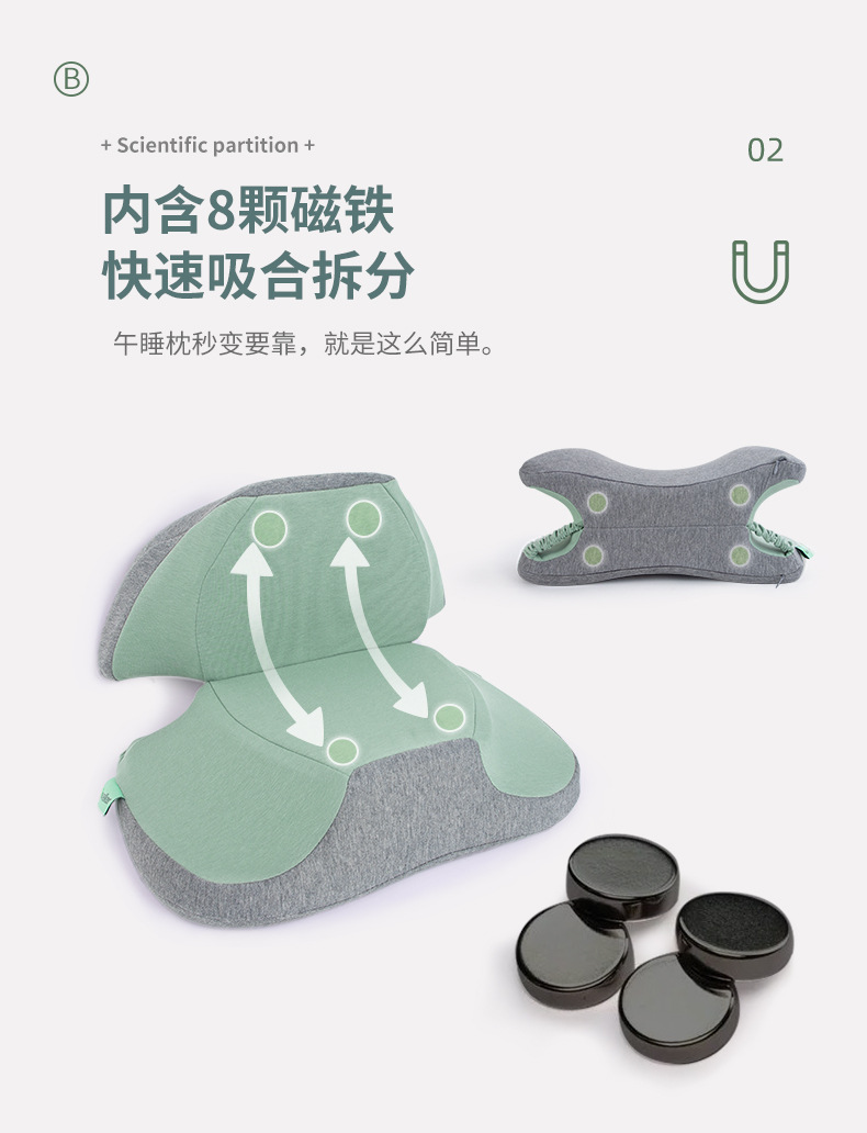 多功能午睡枕 辦公室學校趴睡枕 午睡神器 辦公室腰靠 趴趴枕 枕頭5