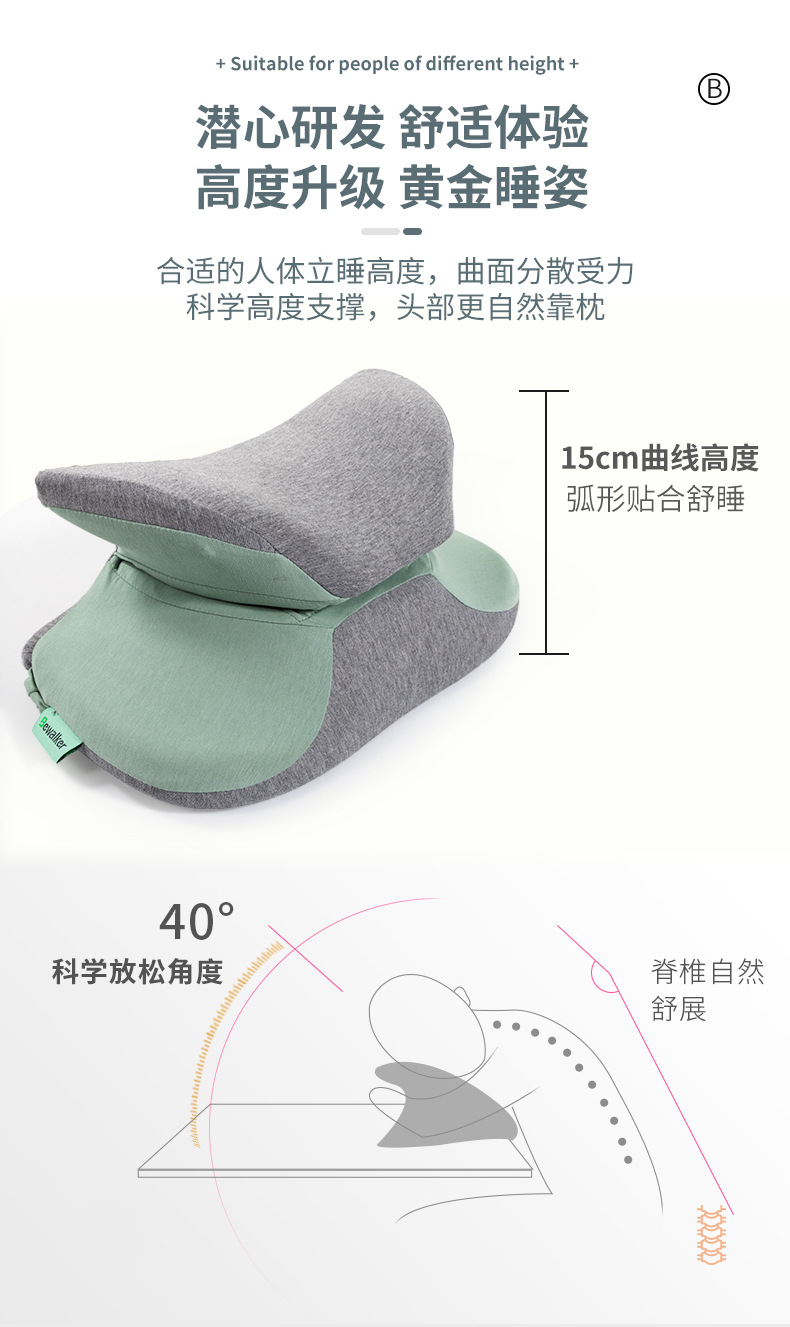 多功能午睡枕 辦公室學校趴睡枕 午睡神器 辦公室腰靠 趴趴枕 枕頭7