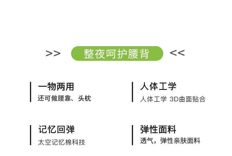 可愛小熊記憶棉護頸枕 安神舒眠記憶枕 慢回彈睡眠枕頭 緩解壓力枕頭1