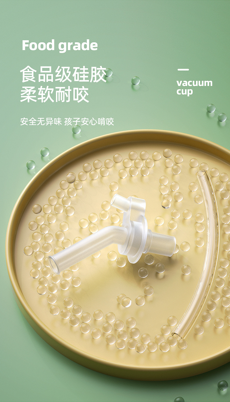 簡約316不鏽鋼保溫杯 可愛印花隨身保溫瓶 彈跳杯蓋吸管杯 水杯 水壺4