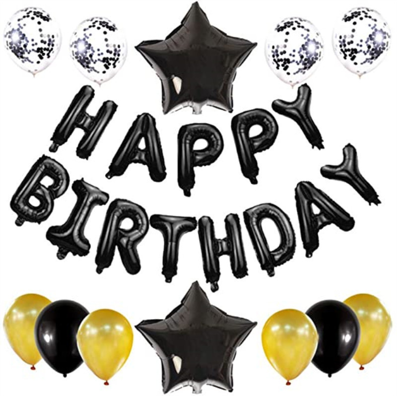 生日派對氣球套裝 生日派對 鋁膜氣球 派對裝飾 數字氣球 15