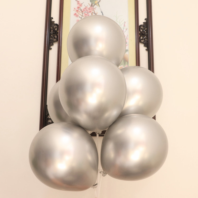 12寸加厚金屬質感乳膠氣球50入 派對裝飾 節慶佈置 氣球派對3