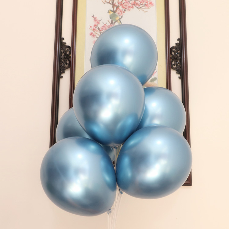 12寸加厚金屬質感乳膠氣球50入 派對裝飾 節慶佈置 氣球派對6