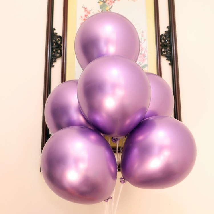 12寸加厚金屬質感乳膠氣球50入 派對裝飾 節慶佈置 氣球派對7