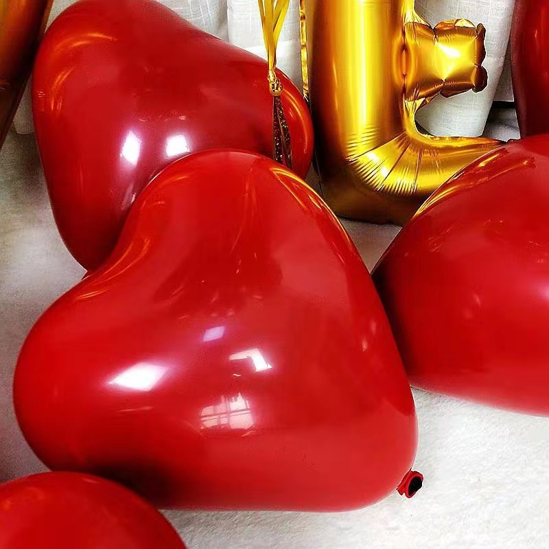 馬卡龍心形氣球 婚禮佈置 告白氣球 結婚佈置 愛心氣球 37