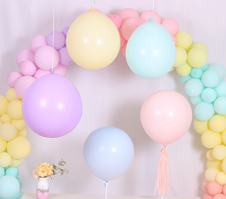 馬卡龍乳膠氣球 5寸/10寸/18寸氣球 婚慶佈置 派對佈置 糖果色汽球9