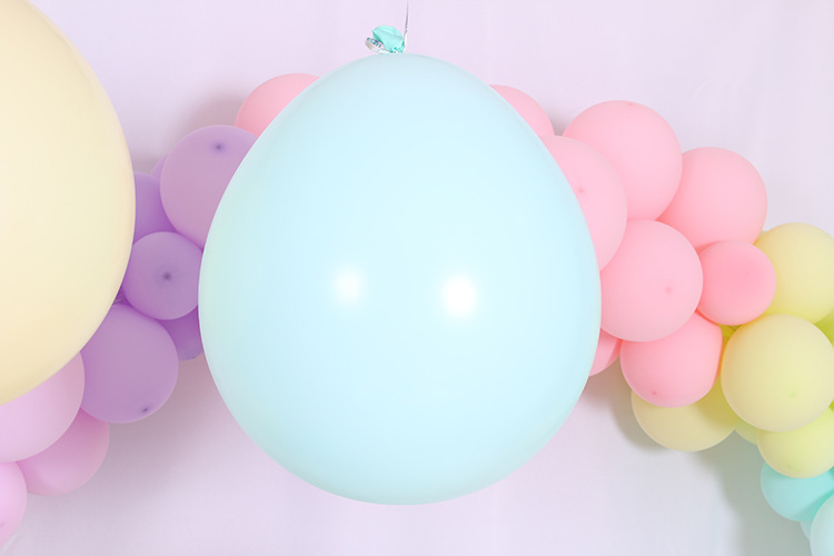 馬卡龍乳膠氣球 5寸/10寸/18寸氣球 婚慶佈置 派對佈置 糖果色汽球12