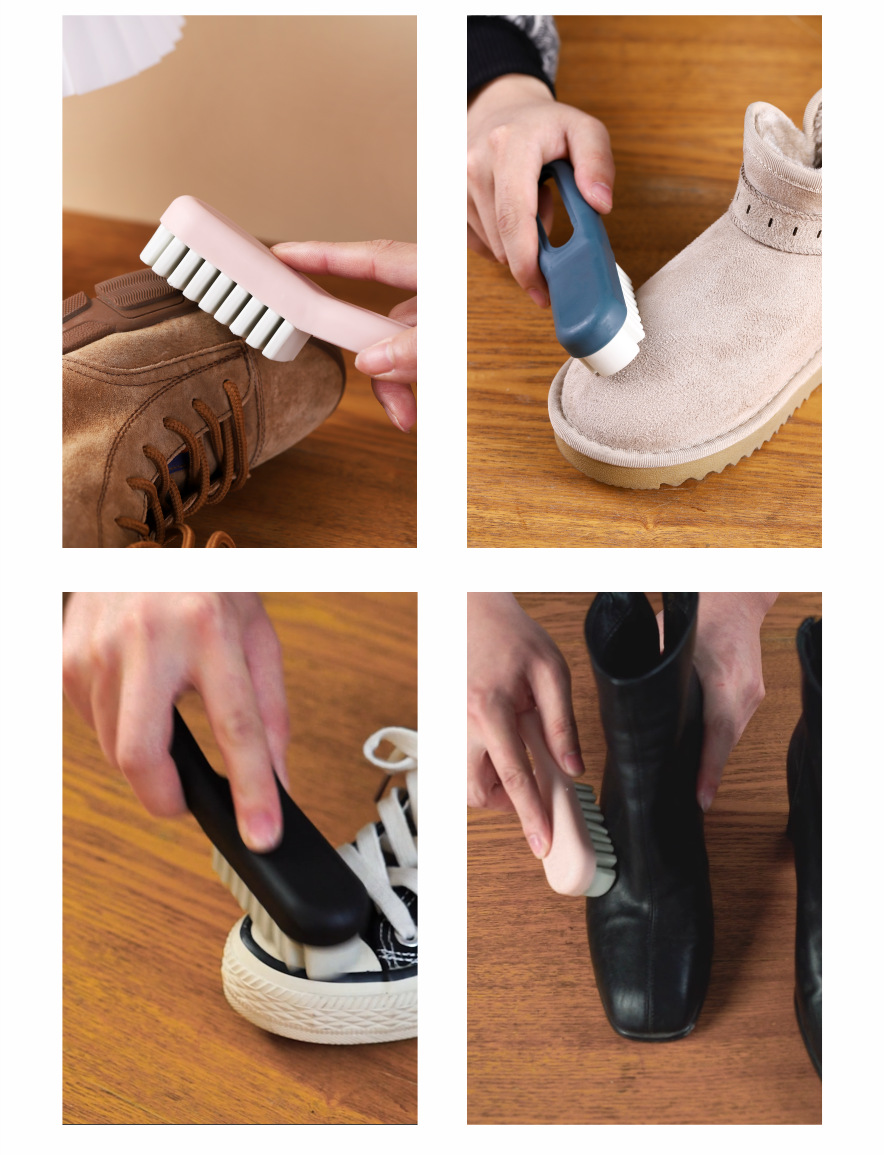   麂皮專用洗鞋刷 橡膠擦 麂皮刷 磨砂皮 絨面去汙 麂皮保養15